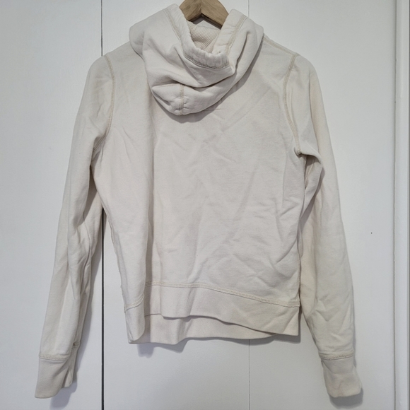 Woman's Hollister Hoodie, cream color, red lettering - Picture 4 of 5